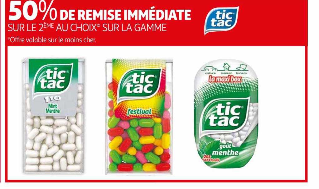 la gamme tic tac