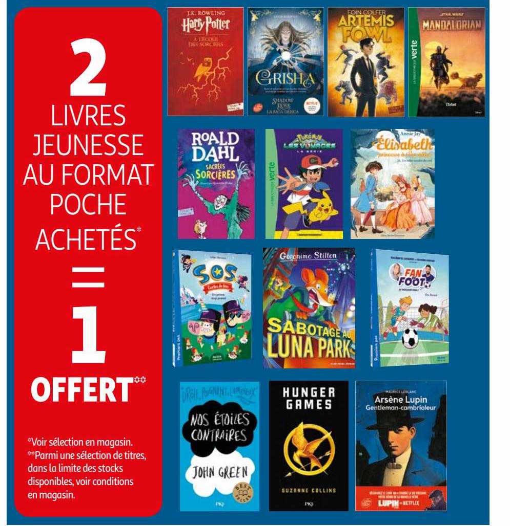 livres jeunesse au format poche