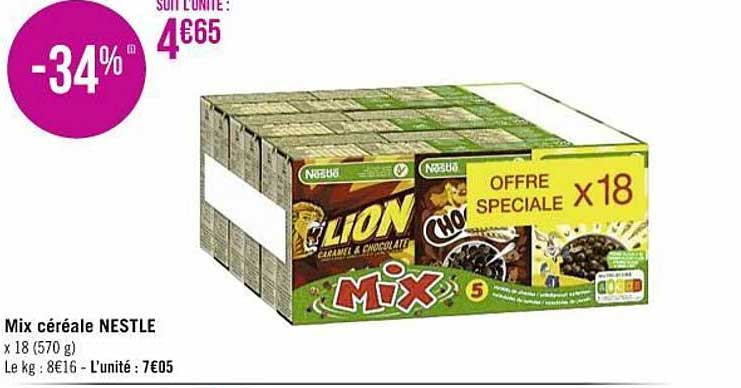 Mix Céréale Nestlé