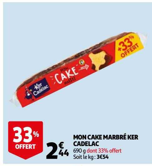 mon cake marbré ker cadelac