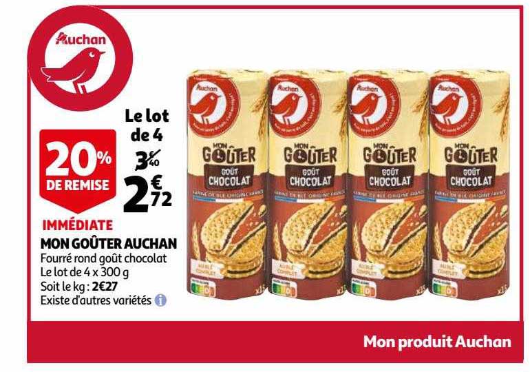 mon goûter auchan