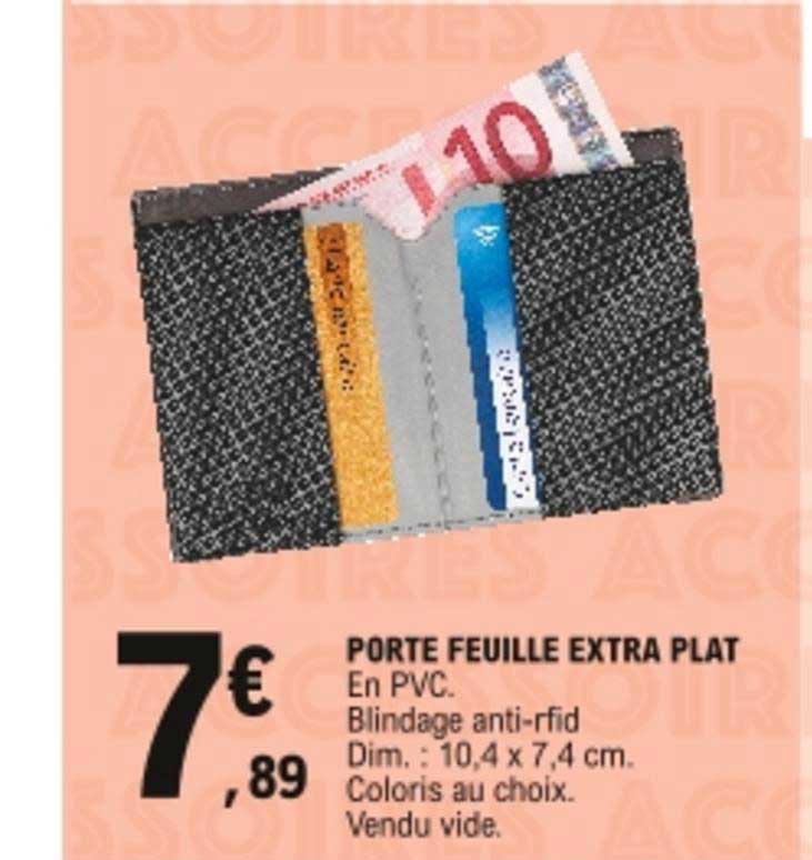 Porte Feuille Extra Plat
