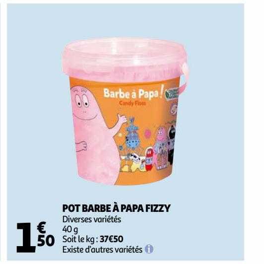 pot barbe à papa fizzy