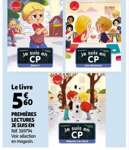 premières lectures je suis en