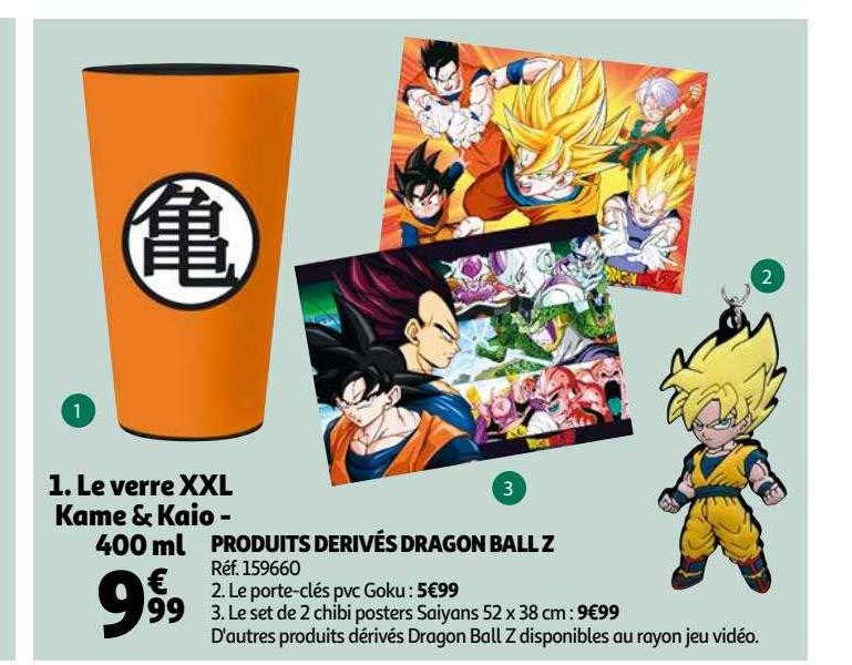 produits dérivés dragon ball z