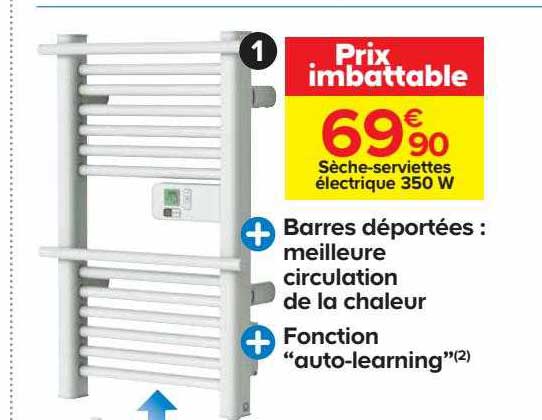 sèche-serviettes électrique 350 w