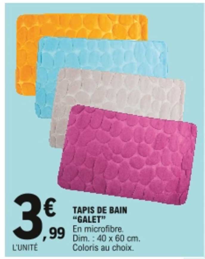 Tapis De Bain "galet"