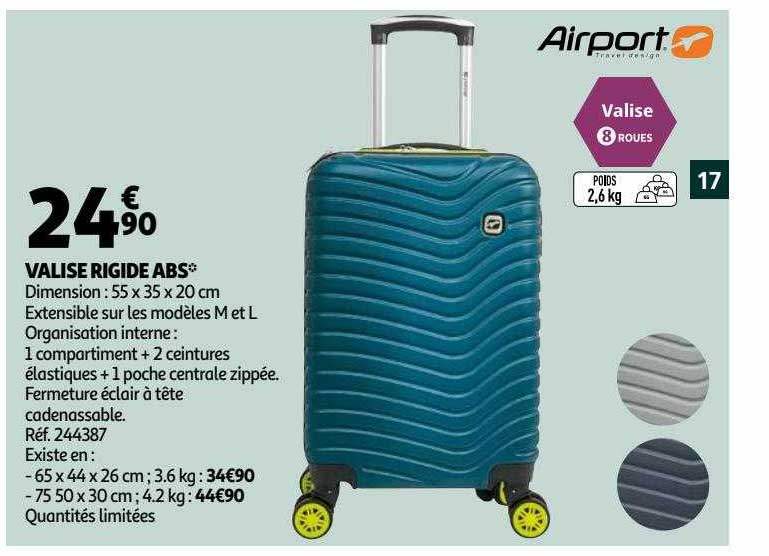 valise rigide abs airport