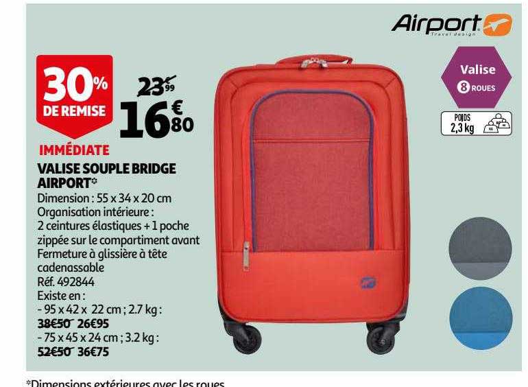 valise souple bridge airport