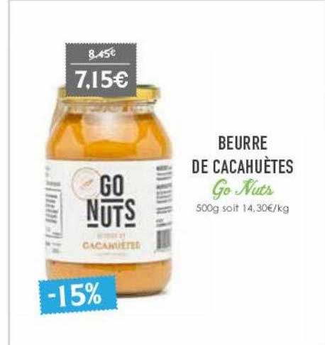 beurre de cacahuètes go nuts