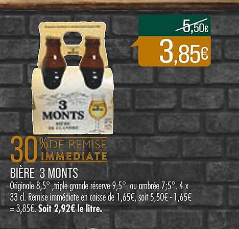 bière 3 monts