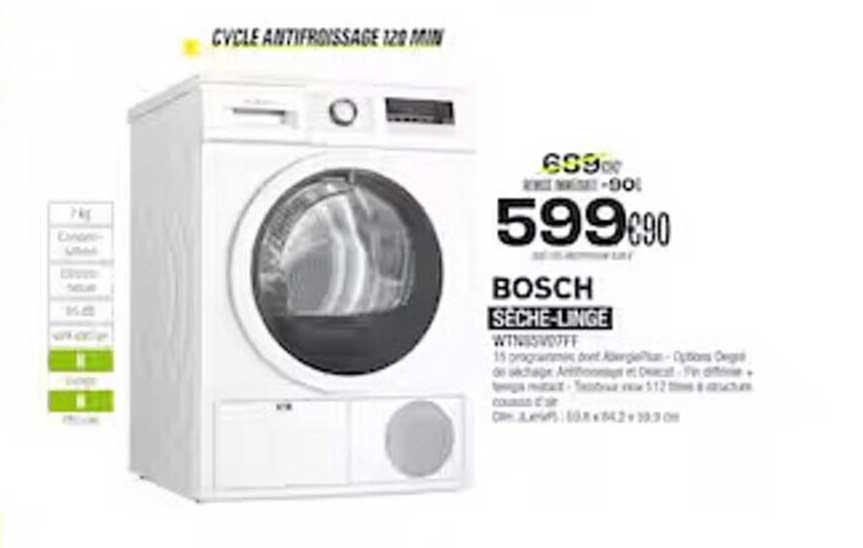 bosch sèche-linge