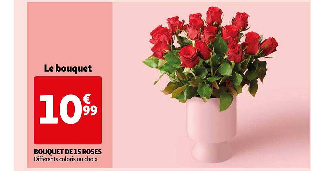 Bouquet De 15 Roses
