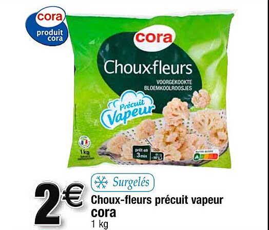 choux-fleurs précuit vapeur