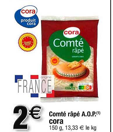 Comté Râpé Aop