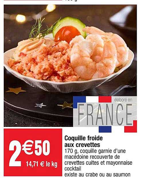 Coquille Froide Aux Crevettes