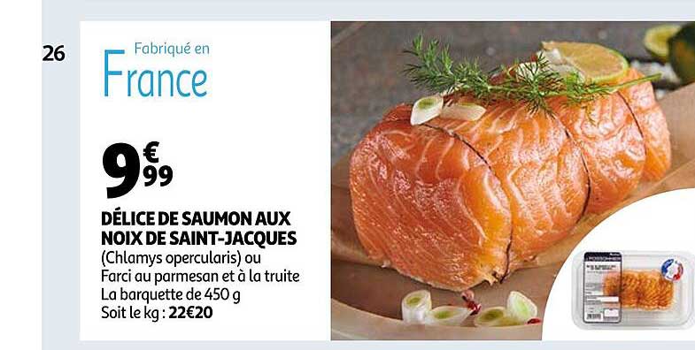 délice de saumon aux noix de saint-jacques