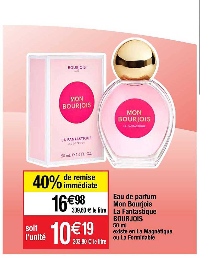eau de parfum mon bourjois la fantastique bourjois