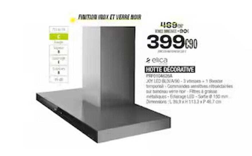 elica hotte décorative