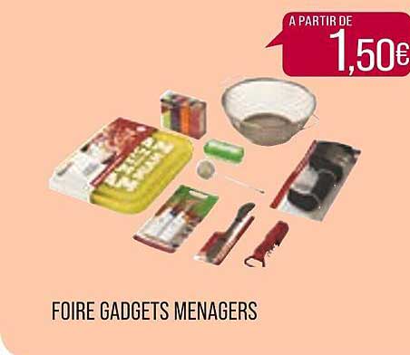 foire gadgets ménagers