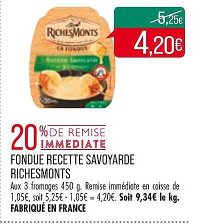 fondue recette savoyarde richesmonts