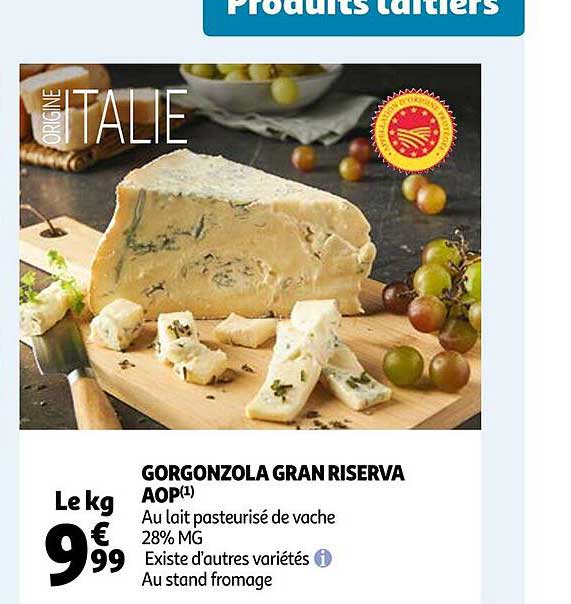 gorgonzola gran riserva aop