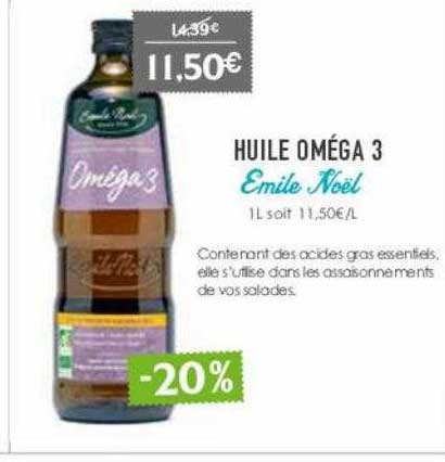 huile oméga 3 emile noël
