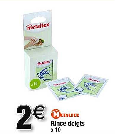 metaltex rince doigts