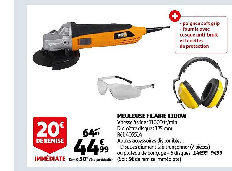 meuleuse filaire 1100w