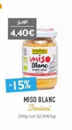 miso blanc danival