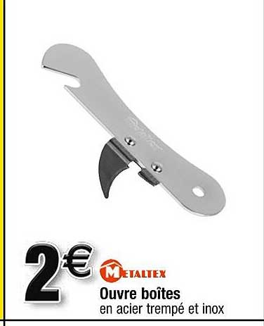 ouvre boîtes metaltex