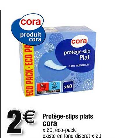 protège-slips plats