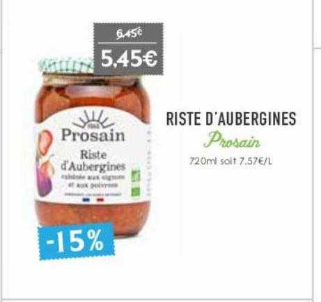 riste d'aubergines prosain