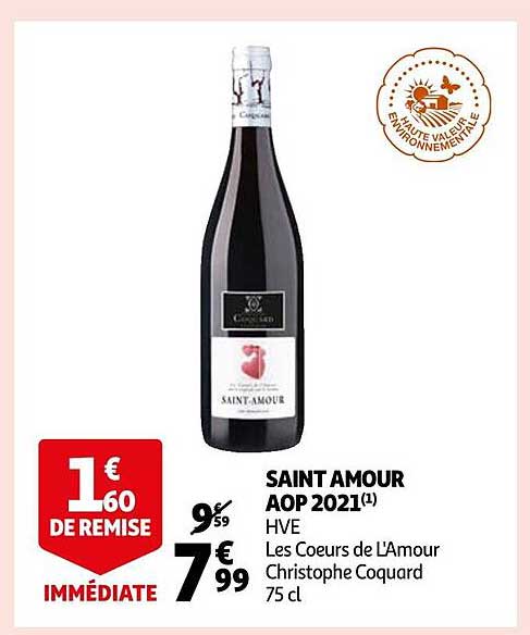 saint amour aop 2021 hve les cœurs de l'amour christophe coquard
