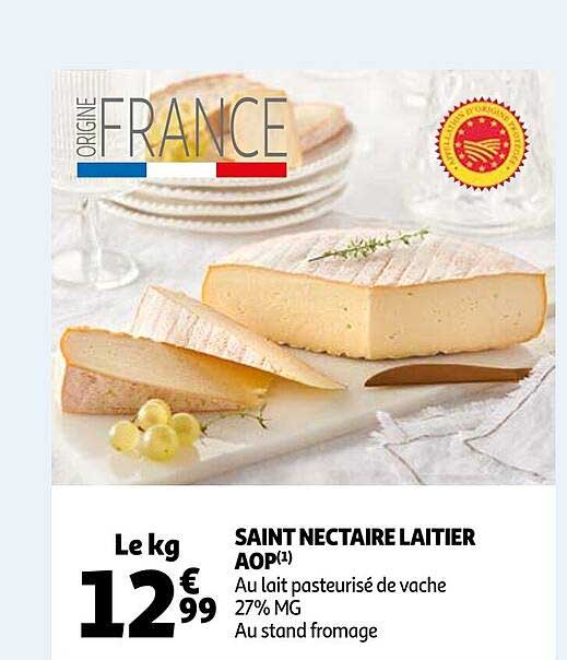 saint nectaire laitier aop