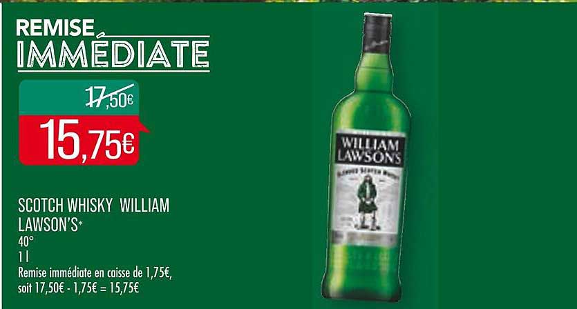 scotch whisky william lawson's