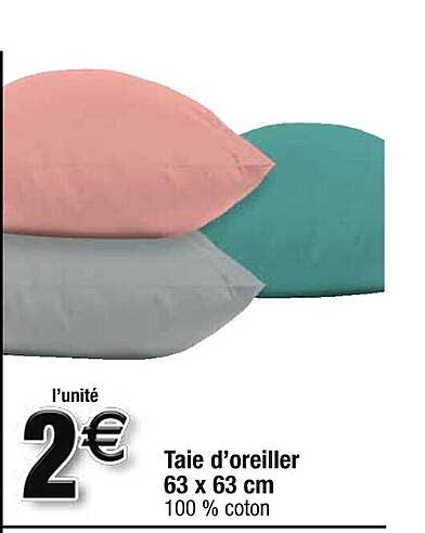 taie d'oreiller
