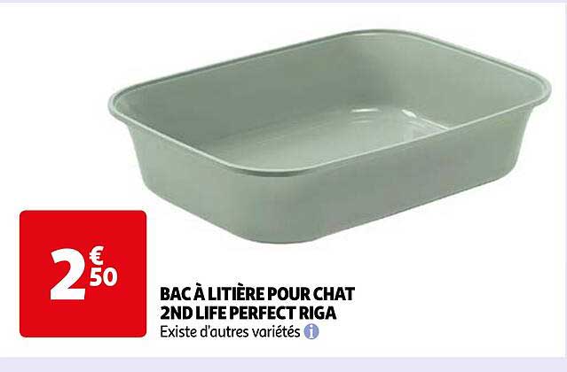 bac à litière pour chat 2nd life perfect riga