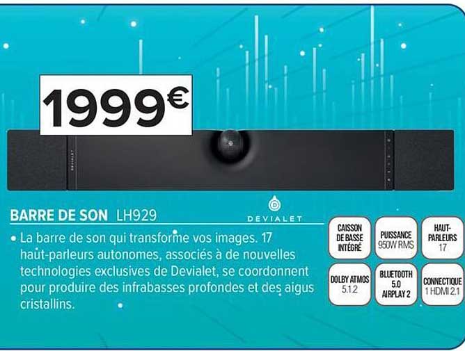 barre de son devialet