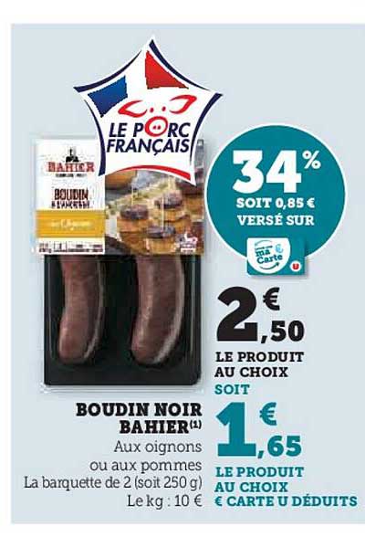 Boudin Noir Bahier