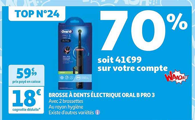 brosse à dents électrique oral b pro 3