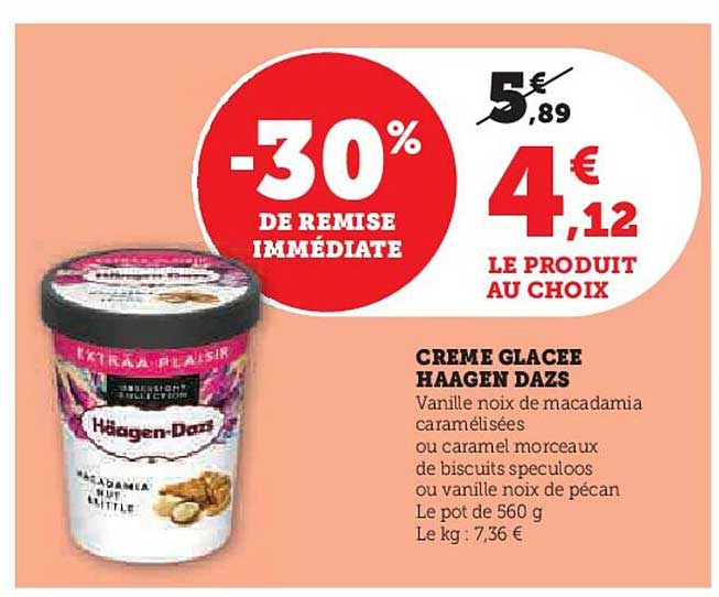 crème glacée häagen-dazs