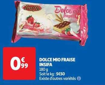dolce mio fraise insifa