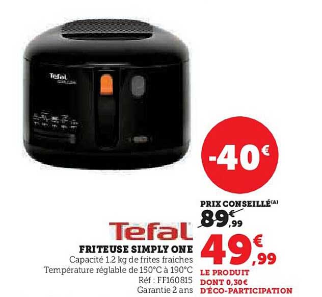Friteuse Simply One Tefal