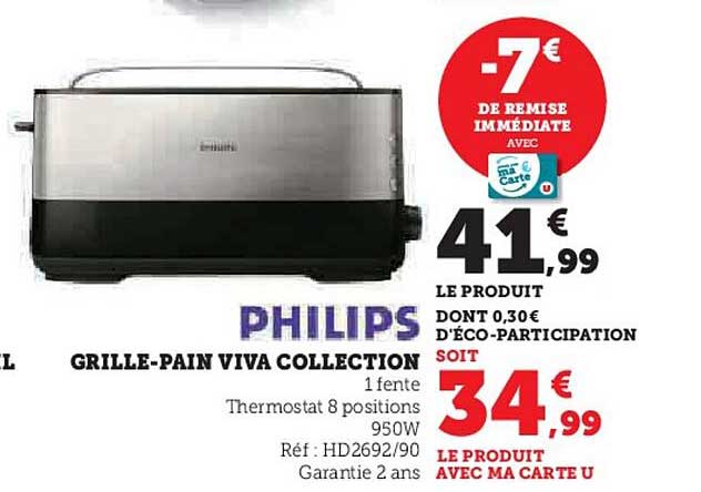 grille-pain viva collection philips