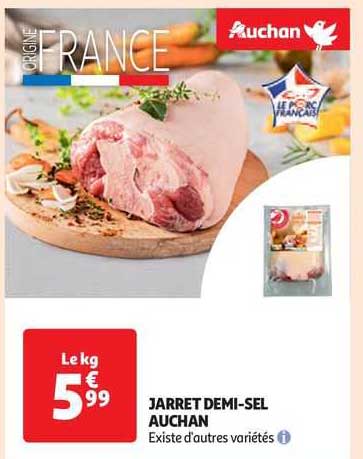 jarret demi-sel auchan