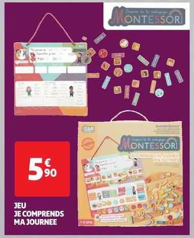 jeu je comprends ma journée