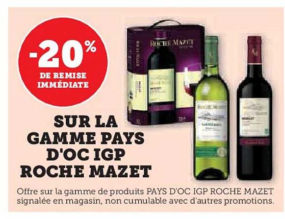 la gamme pays d'oc igp roche mazet