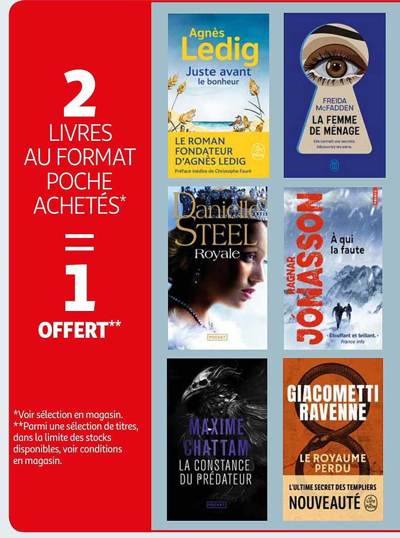 livres au format poche