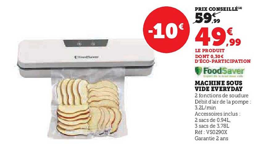 machine sous vide everyday foodSaver